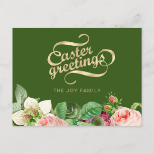 Elegante postal de Pascua