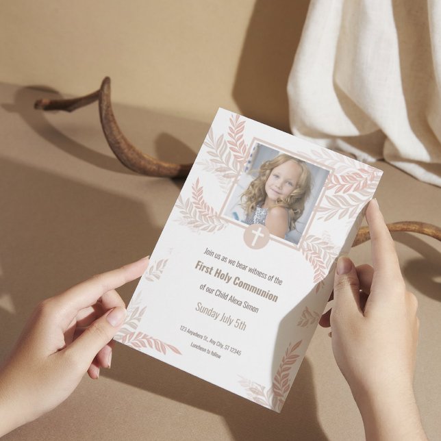 Elegante primera invitación a la Santa Comunión co (1)