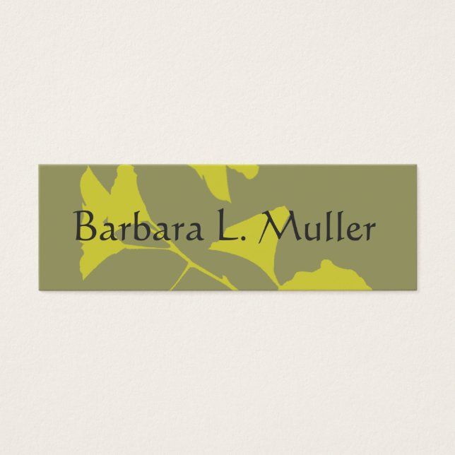 Elegante Profesional GIGHT Ginkgo Leaves (Frente)