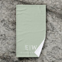 Elegante Profesional Simple Monograma Minimalista