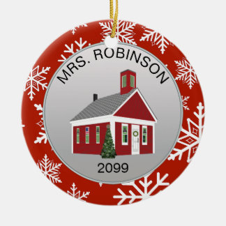 Elegante profesor principal ornamento escolar