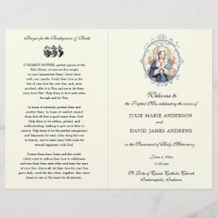 Elegante programa católico de bodas en masa