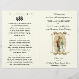 Elegante programa católico de bodas en masa