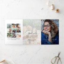 Elegante programa conmemorativo del funeral por su