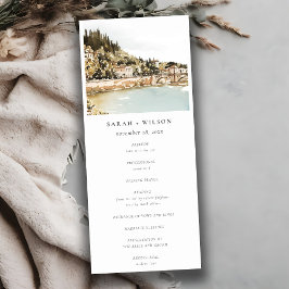 Elegante Programa de Boda del Río Verona Adige en