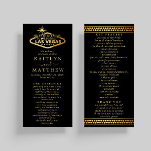 Elegante Programa de Bodas de Destino de Las Vegas