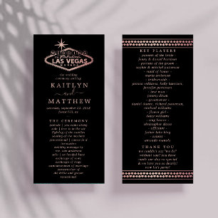 Elegante Programa de Bodas de Destino de Las Vegas