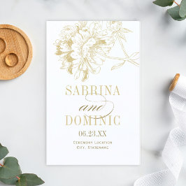 Elegante programa de Bodas de Peones con Flores de