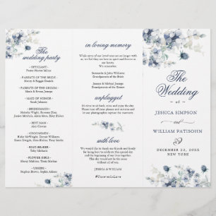 Elegante programa de celebración de la ceremonia n