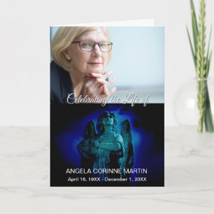 Elegante programa de festividades funerarias