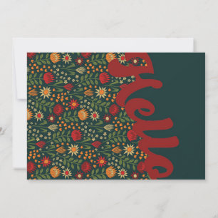 Elegante Protea Floral Millefleur Saludo