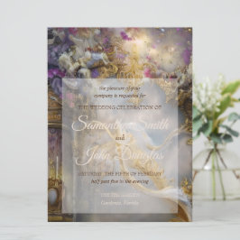 Elegante Puerta de Oro Celestial, Texto Dorado