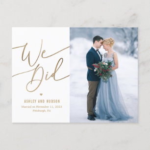 Elegante punto de Invitación Boda táctil