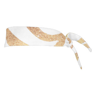 Elegante Purpurina dorado impresión de animal bla