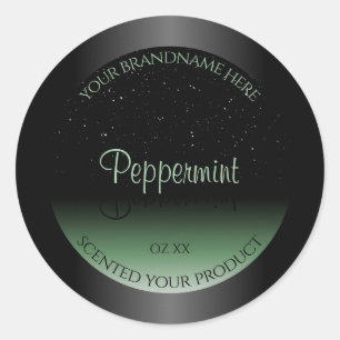 Elegante Purpurina suave de etiqueta de producto n
