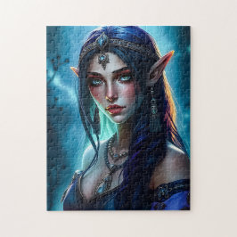Elegante Puzzle mitad Elven Priestess Jigsaw
