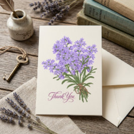 Elegante ramo floral de lavanda Agradecimiento man
