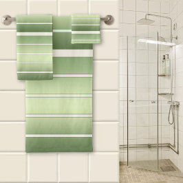 Elegante rayado verde