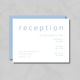 Elegante recepción Blue Elegant Wedding