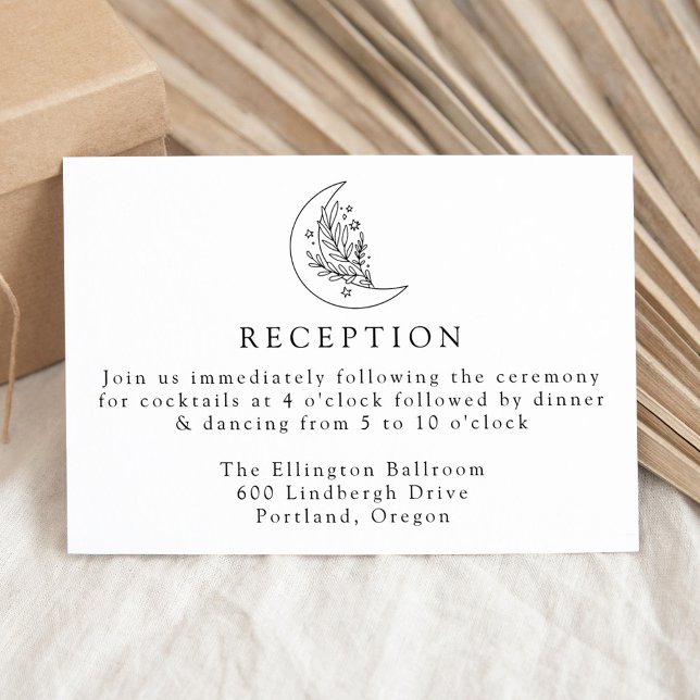 Elegante recepción botánica de la luna y la boda d (Subido por el creador)