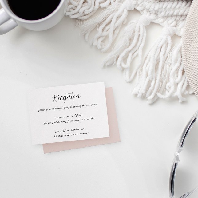 Elegante recepción de boda caligráfica (Subido por el creador)