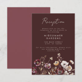 Elegante Recepción de Boda Floral de Caída