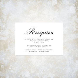 Elegante recepción de boda moderna en blanco y neg