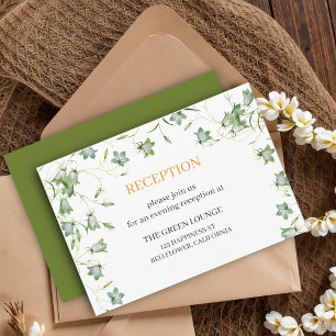 Elegante recepción de Boda Verde de Oliva Floral s