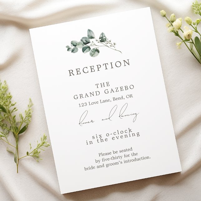 Elegante recepción de bodas botánicas (Subido por el creador)