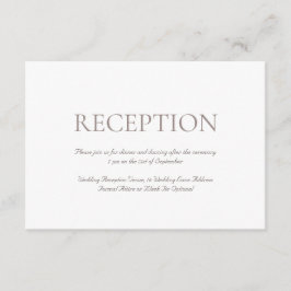 Elegante recepción de bodas clásicas monograma