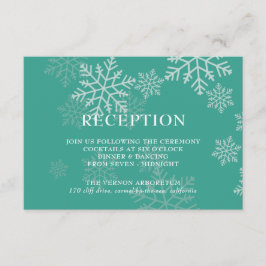 Elegante recepción de Bodas de Invierno