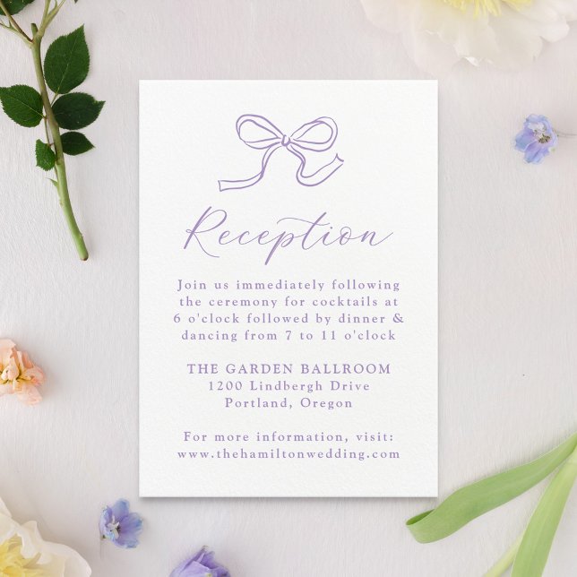 Elegante recepción de bodas de lavanda (Subido por el creador)