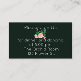 Elegante recepción de camellia rosa