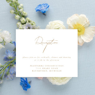 Elegante recepción de la Boda de Oro con guión Min