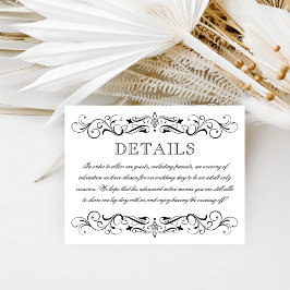 Elegante recepción de matrimonio para adultos blan