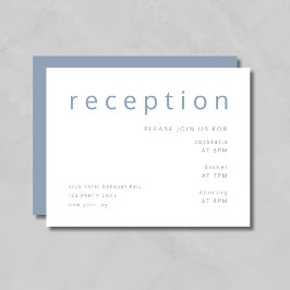 Elegante recepción Dusty Blue Wedding