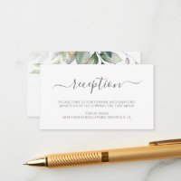 Elegante recepción Eucalyptus Greenery Gold Weddin