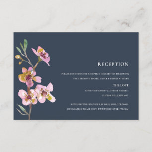 ELEGANTE RECEPCIÓN FLORAL DE NAVY CHERRY BLOSSOM P