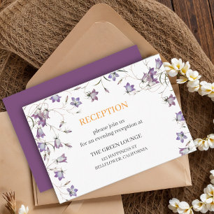 Elegante recepción Floral Purple Wedding