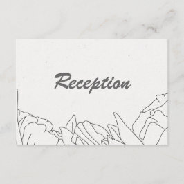 Elegante recepción Minimalista de bodas
