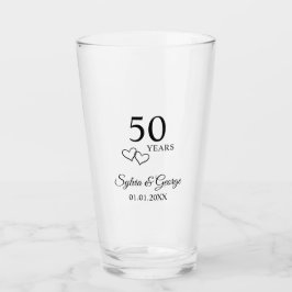 Elegante regalo de 50 años personalizado y moderno