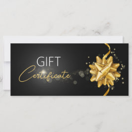 Elegante regalo negro luminoso dorado redondo eleg