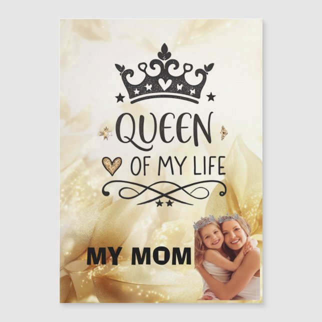 Elegante Reina de mi Vida - mi mamá (Anverso)