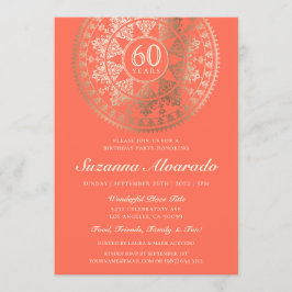 Elegante Relieve metalizado dorado de invitaciones
