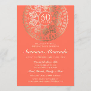 Elegante Relieve metalizado dorado de invitaciones