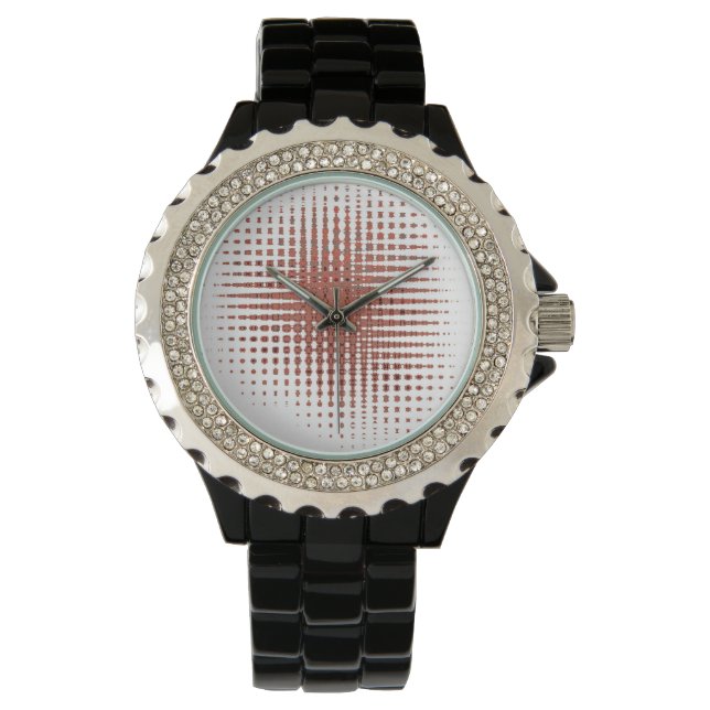 Elegante reloj de esmalte negro (Anverso)