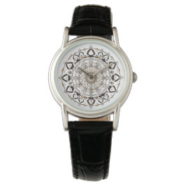 Elegante reloj de Mandala | Tiempo espiritual del 
