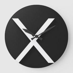 Elegante reloj de pared de 10,75" redondo de acríl