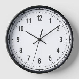 🕰️ elegante reloj de pared numérico romano negro