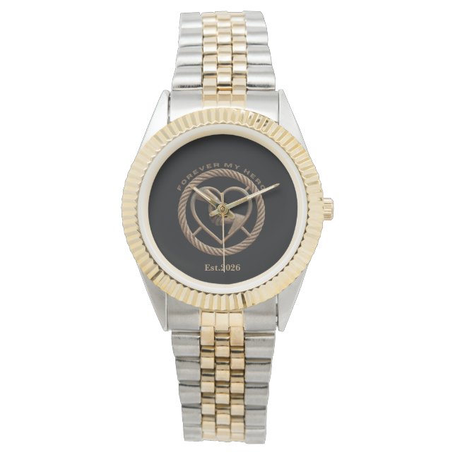 Elegante reloj de pulsera para hombre "Forever My  (Anverso)